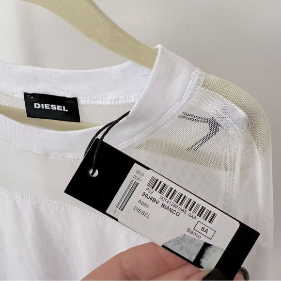 ⭕️ DIESEL KIDS White Dress Size 6 - Picture 6 of 7